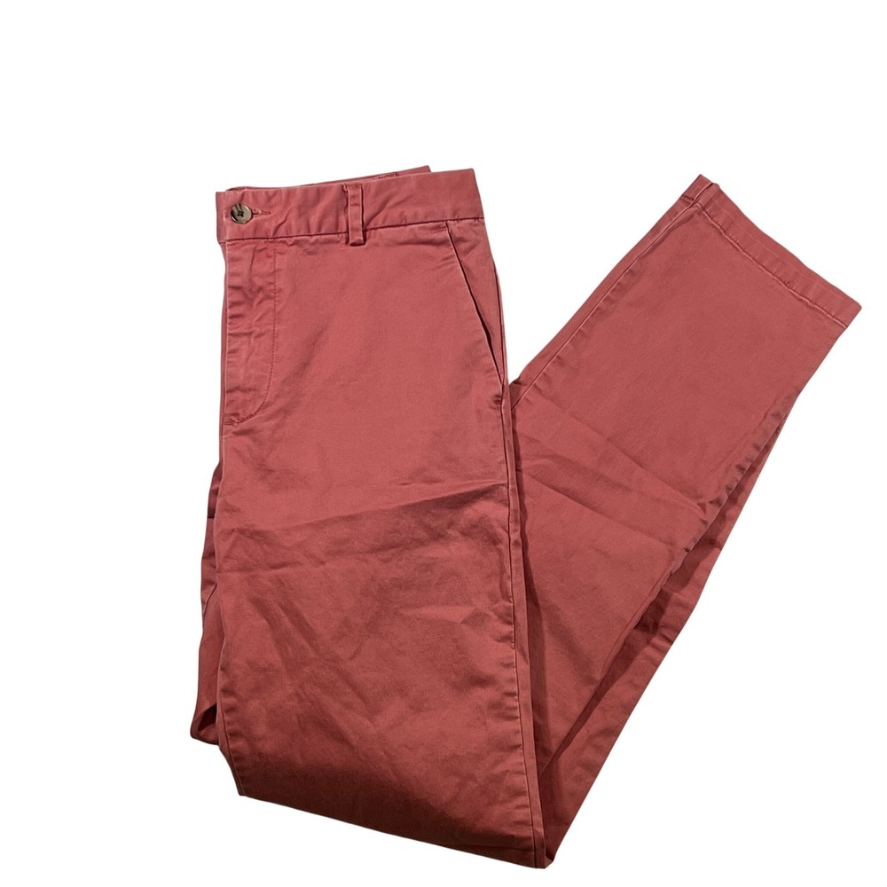 Polo Ralph Lauren Chino Pants Boys 18 Pink Salmon Preppy Coastal Classic Stretch
